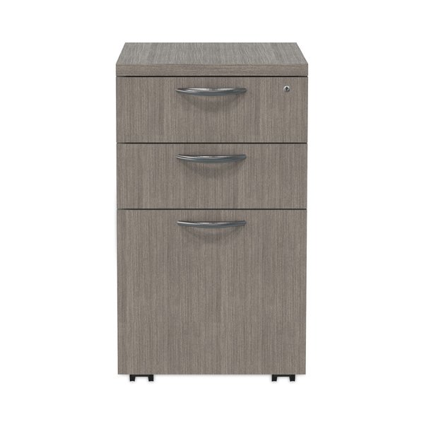 Alera 15.88 in W 3 Drawer File Cabinets, Gray, Legal; Letter ALEVA572816GY